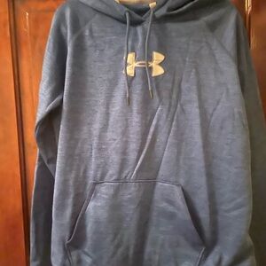 Under Armour Men's Heathered Blue Hoodie